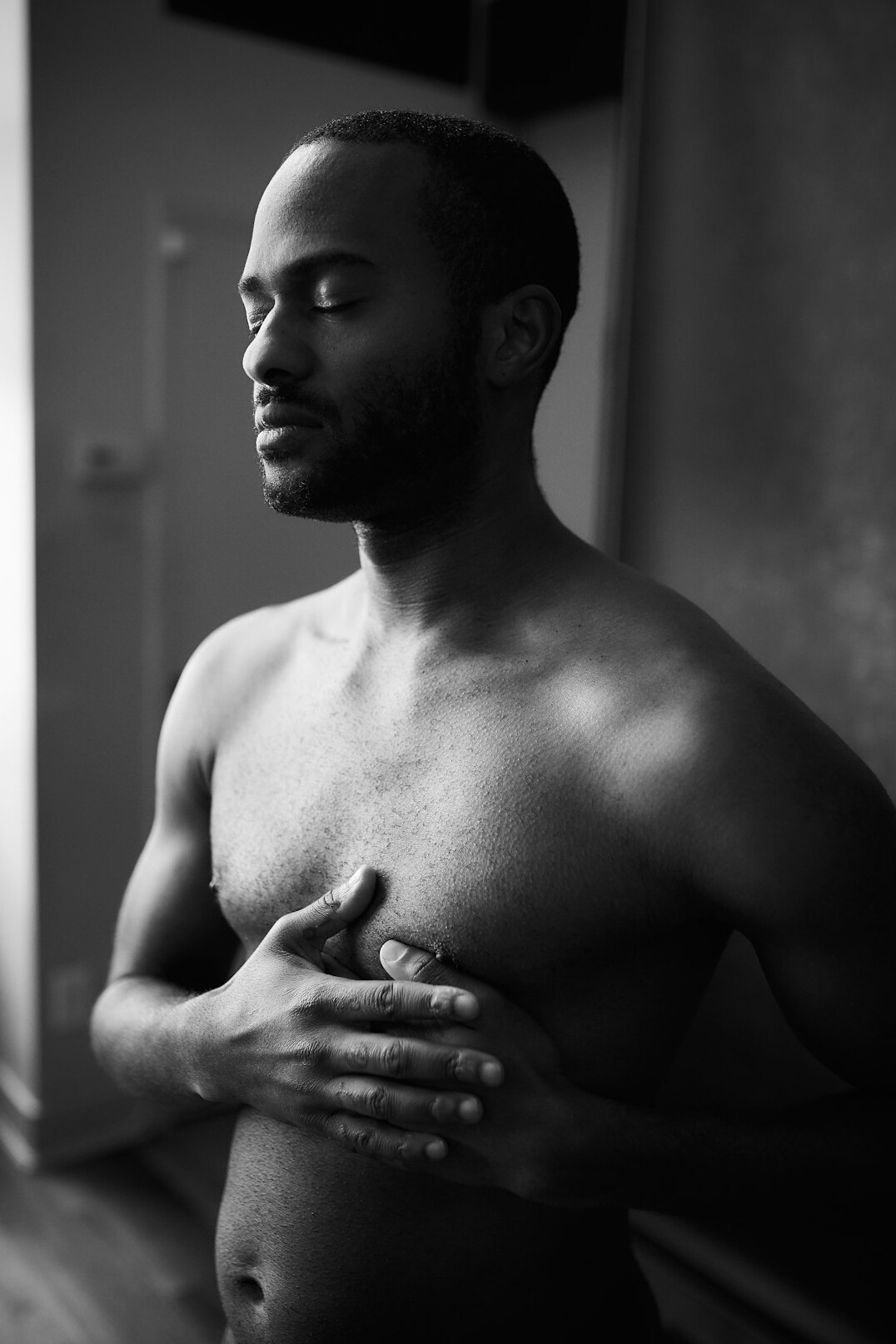 Portrait of a man with a short beard