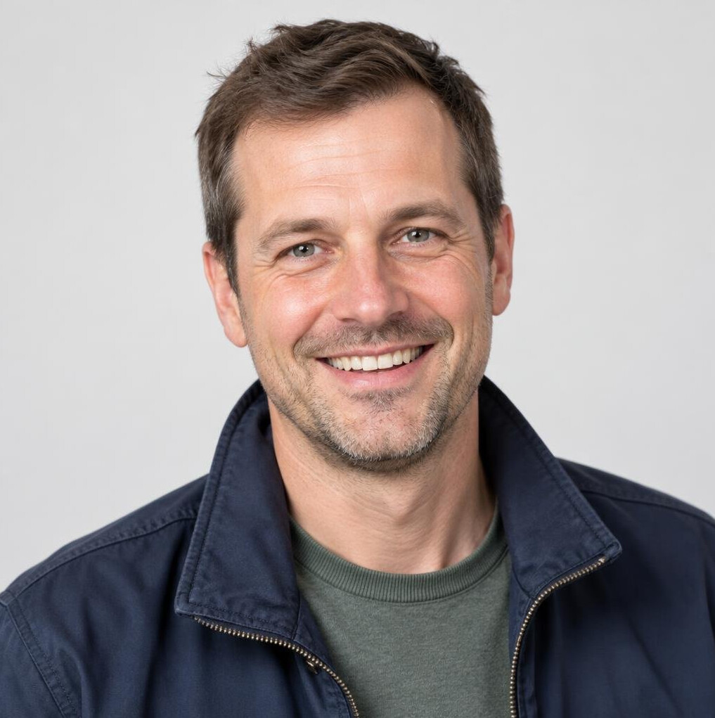Portrait of a smiling man in a jacket